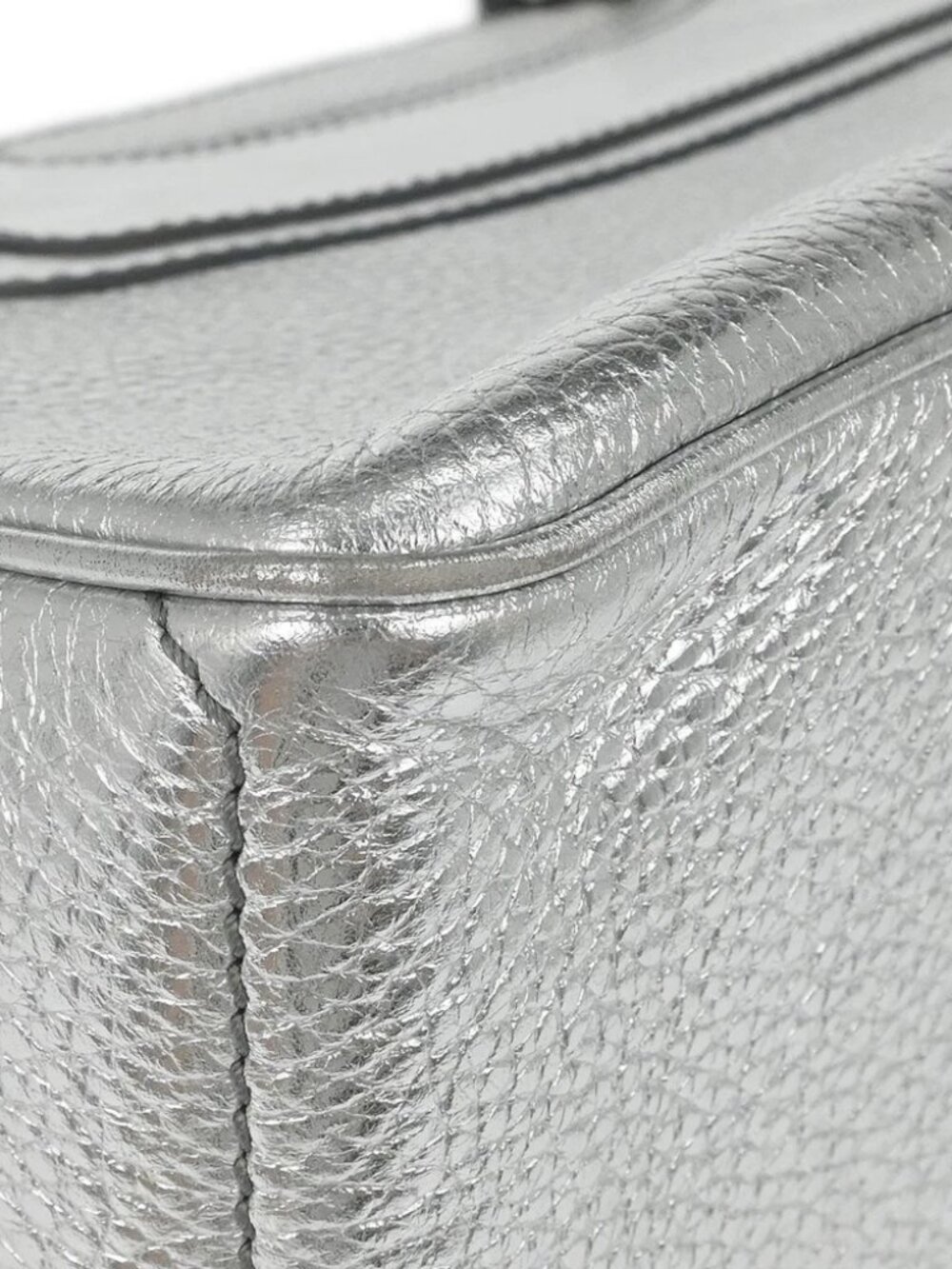 Celine Metallic Silver Leather Boogie Bag Handbag WC-BB-0038 146231 - Picture 6 of 10